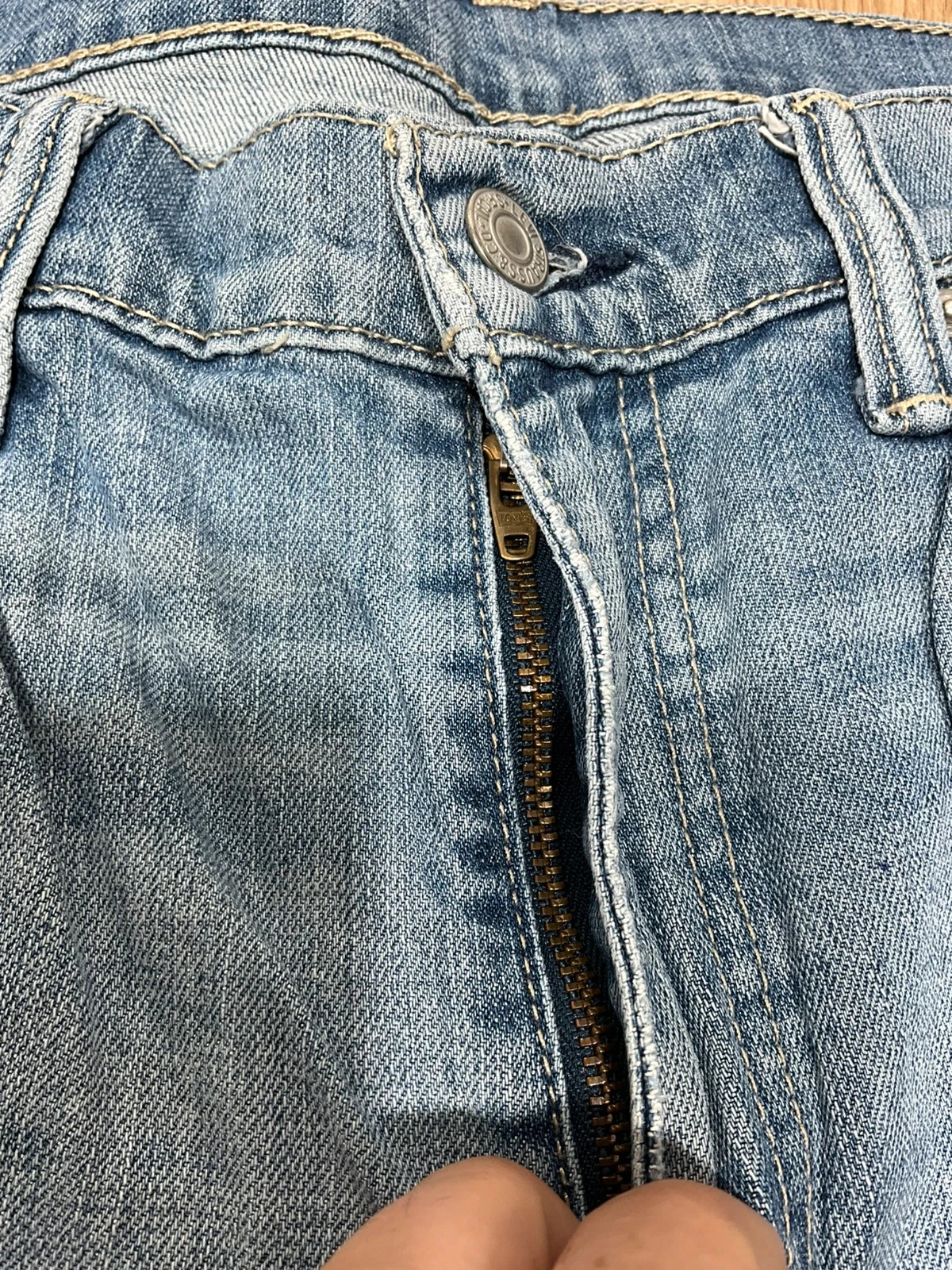 Jean Levi’s Homme 511 Slim W36 L32 Vintage 99% Coton Bleu Clair  Lvh 131 – photo 5